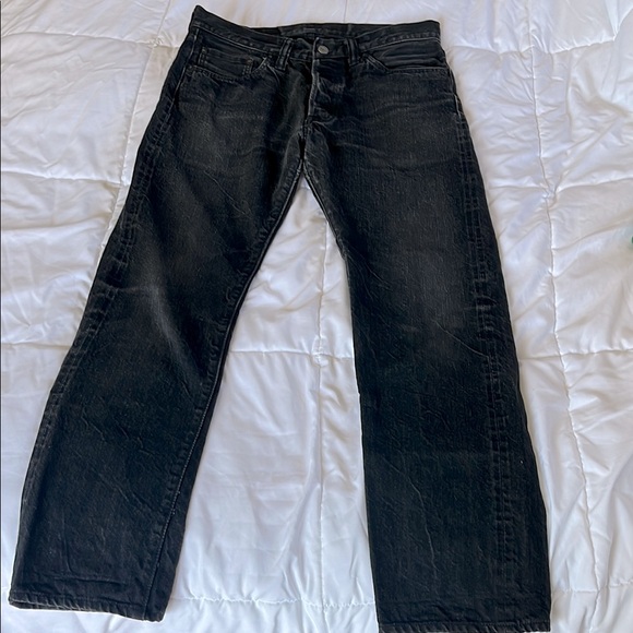 Sugar Cane Men’s Black Denim Jeans Lot 470 - Picture 1 of 11